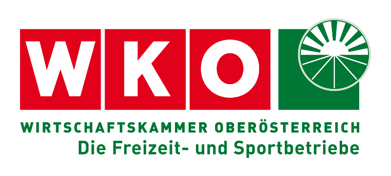 Logo WKO Wirtschaftskammer Oberösterreich Die Freizeit- und Sportbetriebe